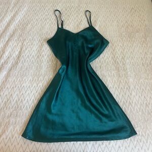 Mini silk dress